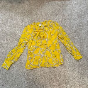 Yellow nautical blouse